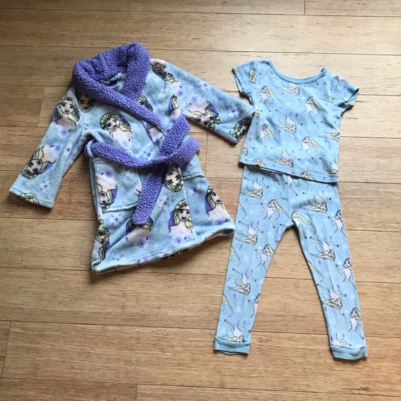 Disney Other - Disney Frozen Bathrobe and Pajama Bundle